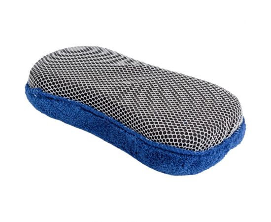 Губка для мытья из микрофибры с сеткой скрапер KRAFT KT 860608 – изображение 2