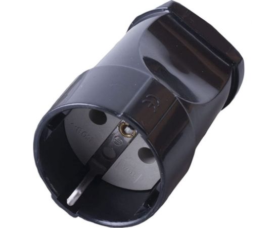 Разборная розетка General Lighting Systems GRV-S-16-R-G-B-IP20 16А круглая, с/з черная IP20 Рас. 470503 – изображение 2