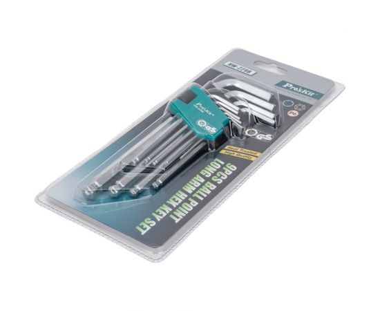 Набор ключей-шестигранников 9шт. ProsKit HW-229B аналог HW-129B/8PK-029B шарик С00035476 – изображение 2