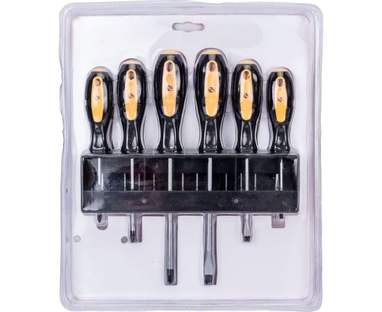 Набор отверток CNIC 18шт 4 шл., 4 кр., 10 часовых с магнит. нак., CrV, ре KDNP008 41230 – изображение 2