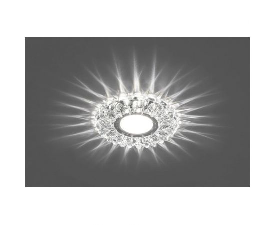 Встраиваемый потолочный светильник FERON со светодиод подсветкой, прозрач, хром, CD914 28985 – изображение 2