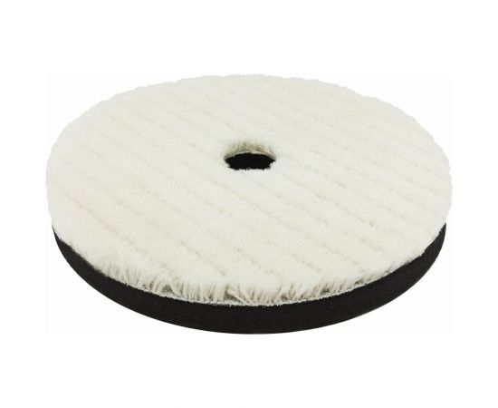 Насадка полировальная ""под липучку"" (125 мм; короткая плетеная шерстяная нить) vertextools 0094-125 – изображение 2