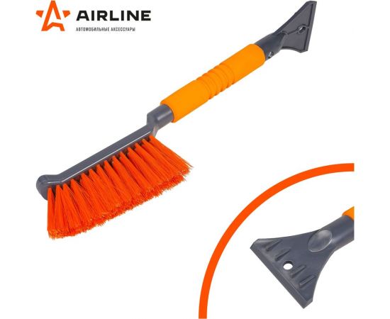 Щетка от снега и льда Airline с эргономичной рукояткой + скребок ABRN017 – изображение 3
