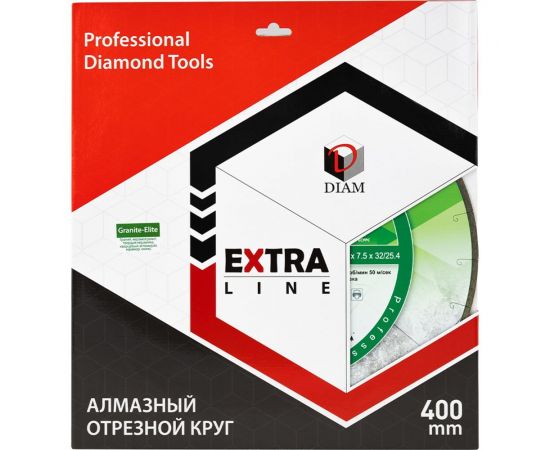 Диск алмазный по граниту (400x32/25.4 мм) Granite-Elite Diam 000220 – изображение 3