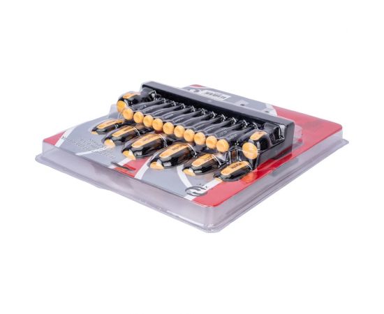 Набор отверток CNIC 18шт 4 шл., 4 кр., 10 часовых с магнит. нак., CrV, ре KDNP008 41230 – изображение 4