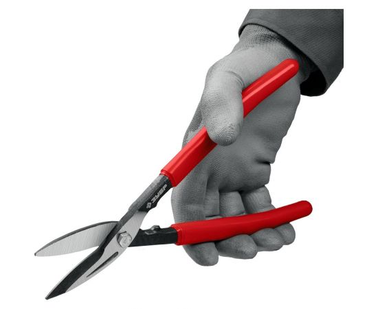 Прямые ножницы по металлу ЗУБР 250 мм, длина режущей кромки 55 мм 23015-25_z02 – изображение 4