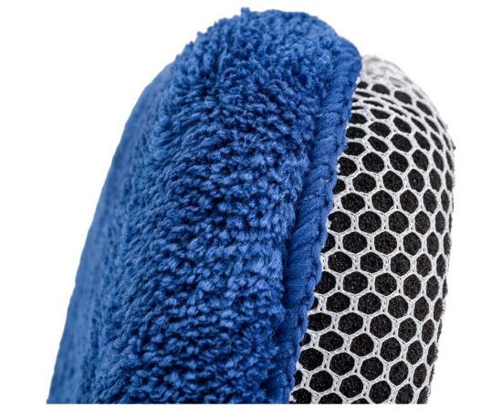 Губка для мытья из микрофибры с сеткой скрапер KRAFT KT 860608 – изображение 4