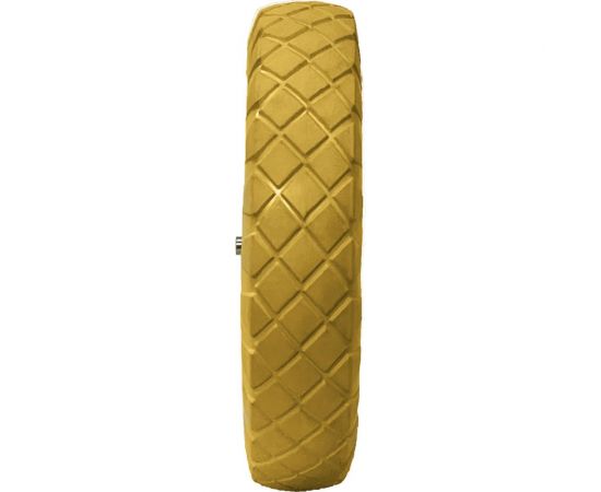 Колесо без камеры 4.00-8 F12.7 400 мм, большой диск, желтое МастерАлмаз 105062089 – изображение 4