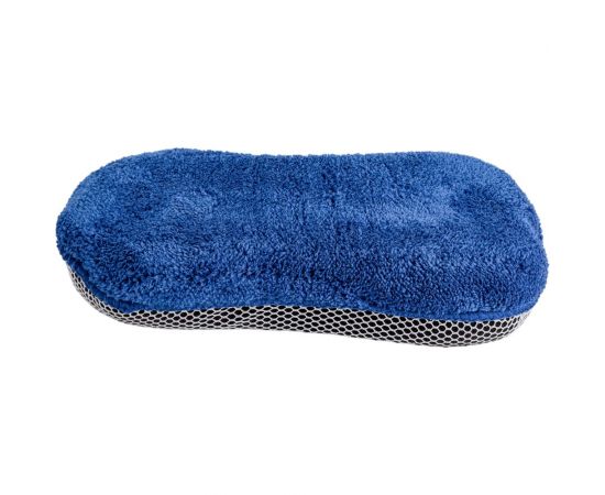 Губка для мытья из микрофибры с сеткой скрапер KRAFT KT 860608 – изображение 5