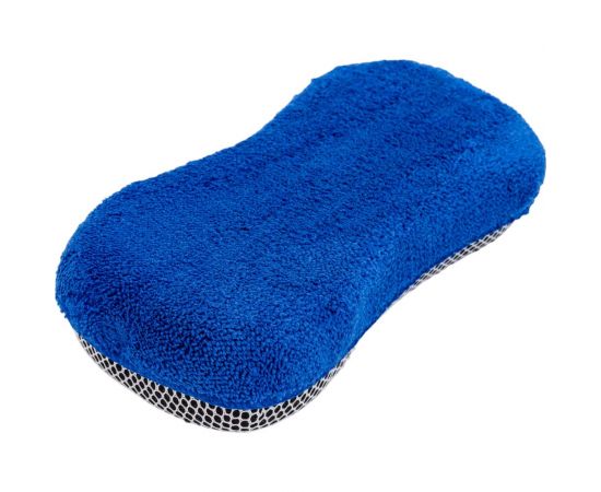 Губка для мытья из микрофибры с сеткой скрапер KRAFT KT 860608 – изображение 9