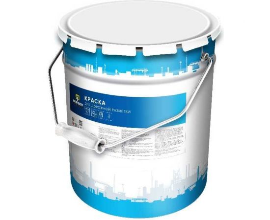 Краска для дорожной разметки Фарбен белый, 12,5 кг 4300011288 