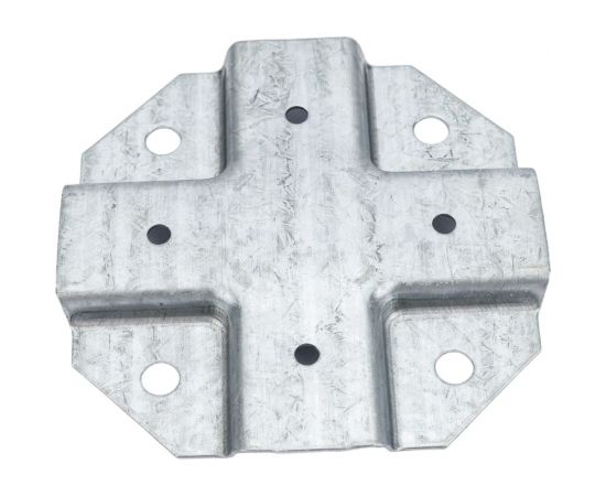 Краб-система Крепче Х-образный, оцинк., 25x25 мм, 20 шт. 2947751 