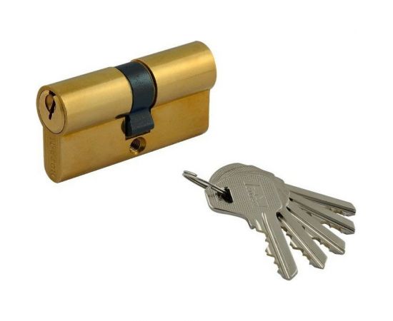 Цилиндровый механизм НОРА-М Л-60 30-30 латунь 5370 