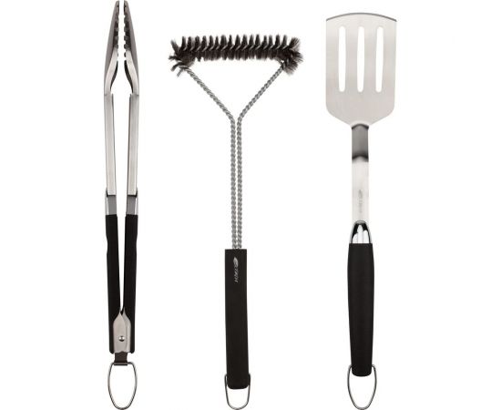 Набор: щипцы, щетка и лопатка для барбекю и гриля СОКОЛ Комфорт 62-0048 