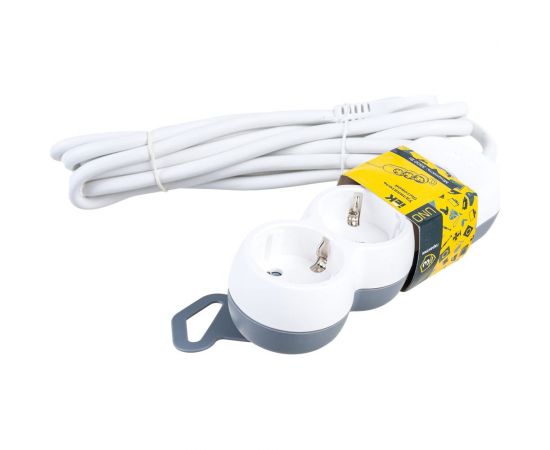 Удлинитель IEK У03 3 места 2P+PE/3м 3х1,5мм2 16А/250В UNO WYP53-16-03-03-Z – изображение 2