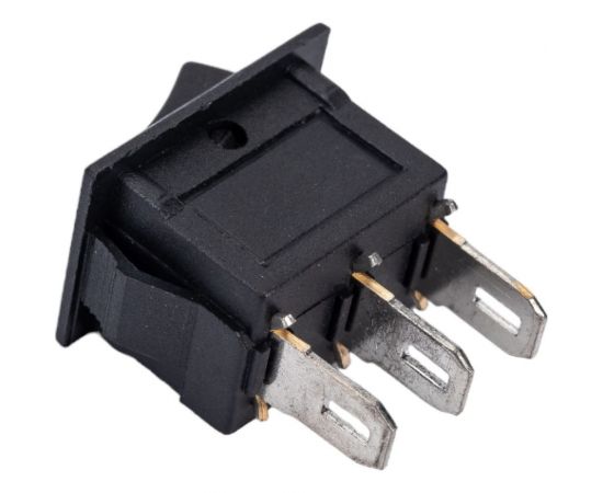 Клавиша Nord-Yada 250V 3А Micro черная (3конт.) ON-OFF (2шт в упаковке) 905467 – изображение 3