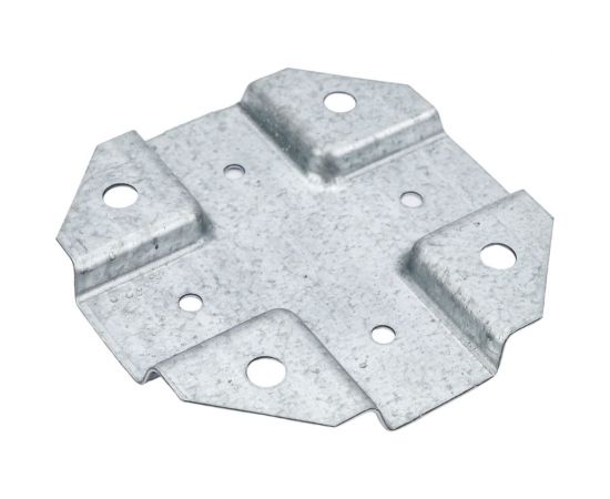 Краб-система Крепче Х-образный, оцинк., 25x25 мм, 20 шт. 2947751 – изображение 3