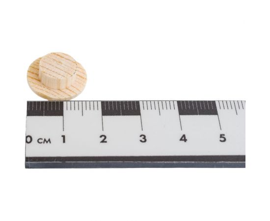 Деревянная заглушка с широкой шляпкой ЕВРОПАРТНЕР 10 мм, сосна, 12 шт. 16 1103 1 – изображение 3