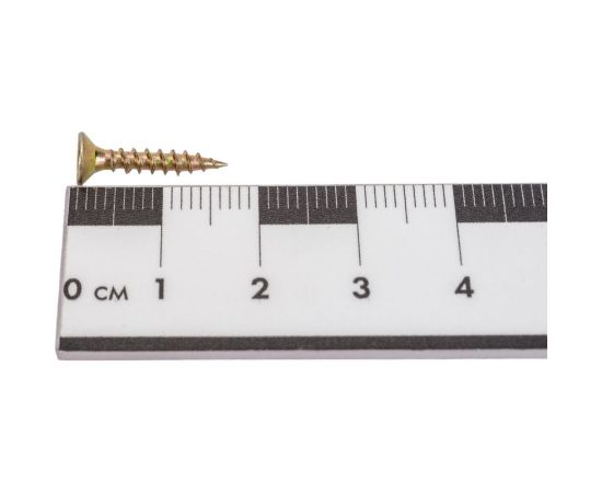 Шуруп крепежная техника желтый цинк, 3,0x16 100 шт. 11304 – изображение 4