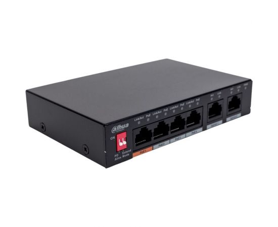 Неуправляемый 4 портовый РоЕ коммутатор Dahua DH-PFS3006-4ET-60 14825 – изображение 4