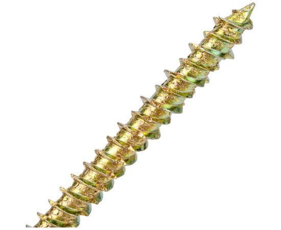 Шуруп по бетону Стройбат 7,5x132 желтый цинк 20 шт. 198470 