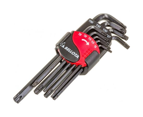 Набор Bellota из 9 ключей Torx с воронением 64599TIP 