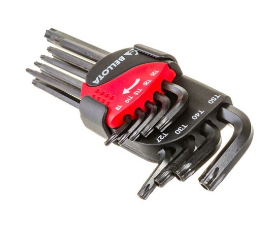 Набор Bellota из 9 ключей Torx с воронением 64599TIP – изображение 2