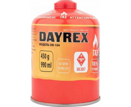Газовый баллон DAYREX-104 450 гр. 629936 00-00000997 – изображение 2