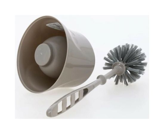 Набор туалетный ерш на подставке Martika Капри коричнево-серый С336КСЕР – изображение 3