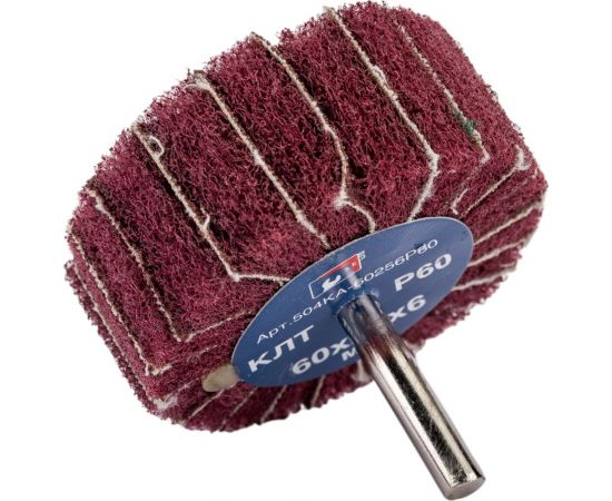 Круг лепестковый комбинированный с оправкой 60х25х6 мм, P60 S.E.B. 504KA-60256P60 – изображение 3