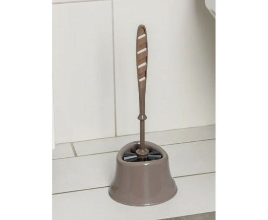 Набор туалетный ерш на подставке Martika Капри коричнево-серый С336КСЕР – изображение 4