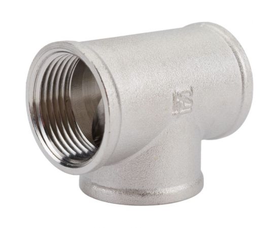 Тройник STI латунный Ду20 (3/4") никелированный D270-05069 – изображение 5