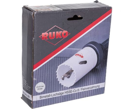 Коронка биметаллическая HSS Co 8% (127 мм) RUKO 126127 – изображение 6