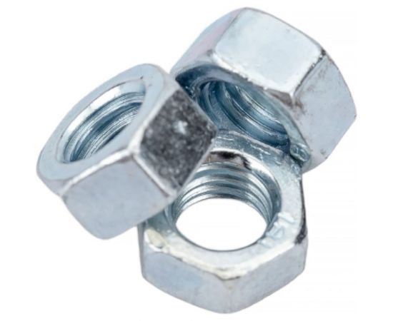 Гайка МЕТАЛЛСЕРВИС M5, DIN 934, оцинк., 100 шт. 1238965 