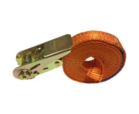 Стяжка (ремень) крепления груза Дали-Авто кольцевая, 0.5 м, 25 мм, 0.5-0.9 т (лента + механизм, без крючков) DA-01593 