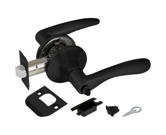 Ручка защелка Ajax 6010 BL-B (фик.) черный 44449 