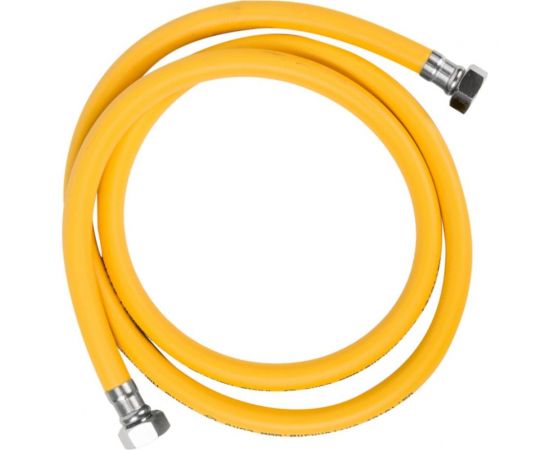 Газовый шланг TUBOFLEX 1/2"" ВР/ВР, 1.5 м, желтый 4828407 