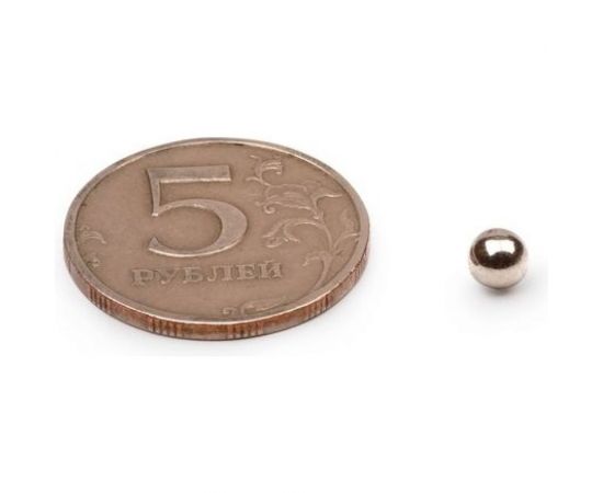 Неодимовый магнит - шар 5мм Forceberg 9-1292036-030 – изображение 2