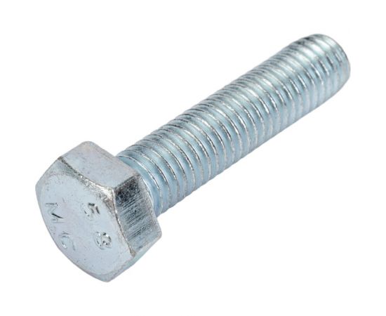 Болт МЕТАЛЛСЕРВИС M8x35, DIN 933, с полной резьбой, оцинк., 30 шт. 1239322 – изображение 2