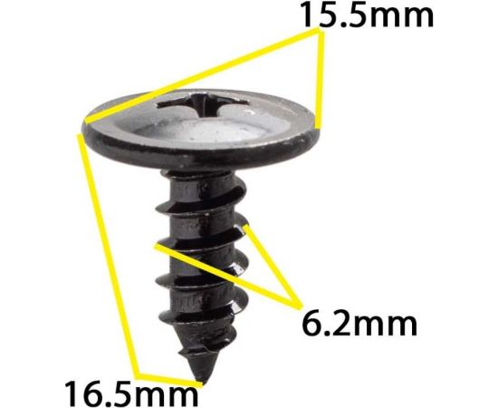 Металлический автокрепеж Крепавто 10 шт M2020 – изображение 2