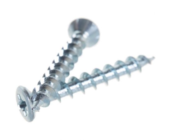 Оконный саморез Метизный двор 4,0x30 острый, белый, 25 шт. 4690441018472 – изображение 2