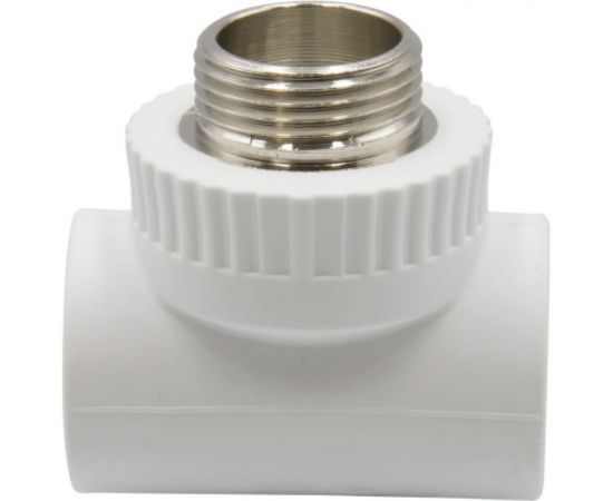 Комбинированный тройник VRT наружная, 32х1х32 EVER plast, белый, Россия 538254 – изображение 3