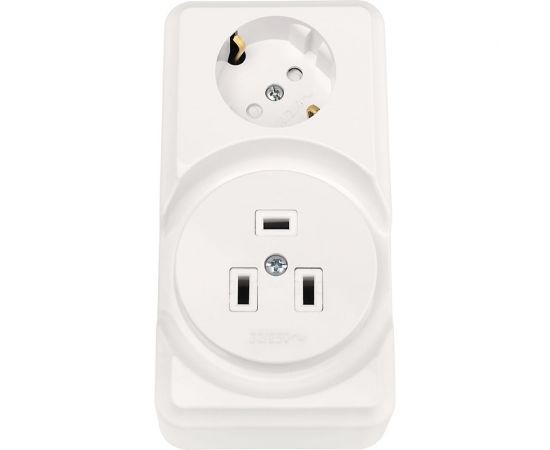 Комплект для подключения электроплиты DORI (вилка + комби розетка открытой установки) 15903 – изображение 4