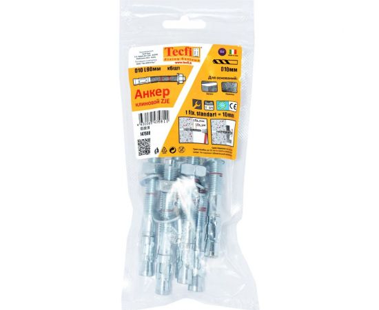 Клиновой анкер Tecfi ZJE ZN 10x90, 6 шт. 147568 – изображение 3