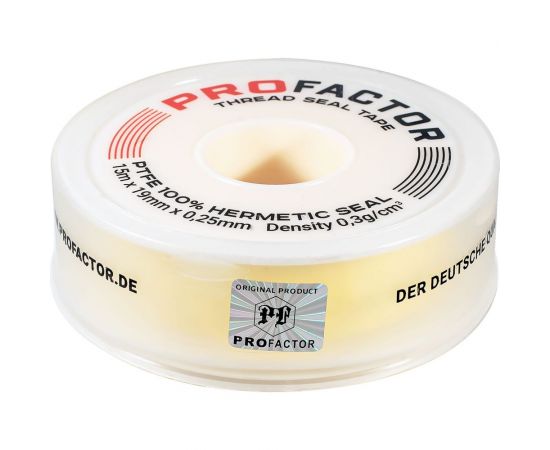 ФУМ лента PROFACTOR PF Professional желтая Ф85 мм 19мм х 0,25мм х 15м PF FE 531 – изображение 4