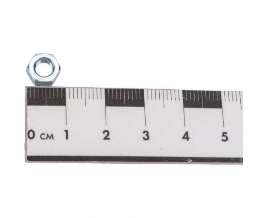 Гайка МЕТАЛЛСЕРВИС M5, DIN 934, оцинк., 100 шт. 1238965 – изображение 4