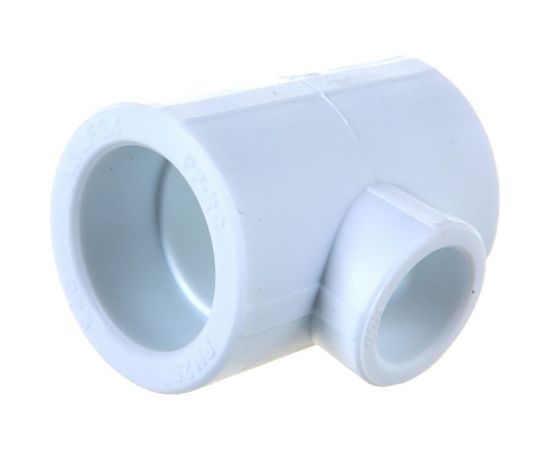 Переходной тройник VALFEX PP-R белый, 40х25х40 мм 10402540 127-0554 – изображение 3