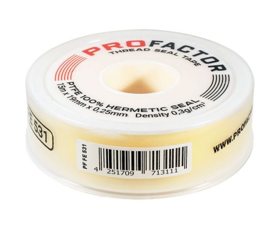 ФУМ лента PROFACTOR PF Professional желтая Ф85 мм 19мм х 0,25мм х 15м PF FE 531 – изображение 3