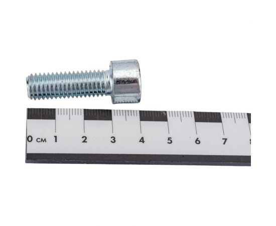 Винт с внутренним шестигранником МЕТАЛЛСЕРВИС М10x30 DIN 912 оцинк., 20 шт. 1242035 – изображение 4