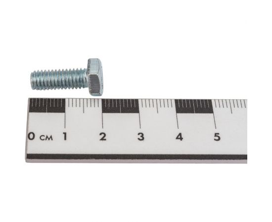 Болт Невский Крепеж DIN 933, с шестигранной головкой, оцинк., М6x16 20 шт. 802721 – изображение 4